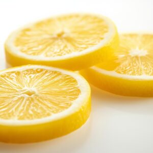 3 slices of lemon